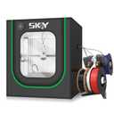 Bambu Lab A1 3D Printer Enclosure with LED Light, Hygrothermograph Fireproof Dustproof Tent Constant Temperature Protective Cover550 * 680 * 600mm