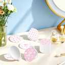 50 Pcs Pink Bow Compact Mirror Bulk Small Pocket Purse Round Mirror Portable Folding Makeup Pink Bow Mirrors Gifts for Women Coworker Employee Teacher