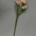 Geosar 8 Bundles Artificial Peonies Flowers Fake Silk Peony Bouquet Faux Peonies Flowers Bulk for Decoration Vase Floral Arrangements Wedding Party Table (Dusty Pink,Dusty Rose)