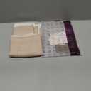 jinchan Farmhouse Linen Valance for Living Room Windows 16 Inch Slubbed Crossed Double Layer Window Valance Light Filtering Rustic Country Overlay Rod Pocket 1 Panel Blush Beige
