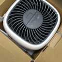 Air Purifiers for Home with High Efficiency Filter Up to 1076 Ft for Pet Hair, Odors, Pollen, Smoke, Compact Air Cleaner with 3 Speeds, Timer, Aroma Quiet 360Intake Filter, White