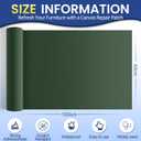 Self-Adhesive Canvas Repair Tape, 16" x 40" Waterproof Canvas Repair Patch, Fabric Patch Repairs Kit for Furniture, Tents, Sunbrellas, Boat Covers Awnings, Couches, Clothes, Bags Army Green