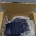 U-QE 100PCS Blue Disposable Plates - Heavy Duty Blue Plastic Hanukkah Plates for Hanukkah/Party/Wedding - Include 50PCS 9inch Dinner Plates and 50PCS 6.5inch Dessert/Salad Plates