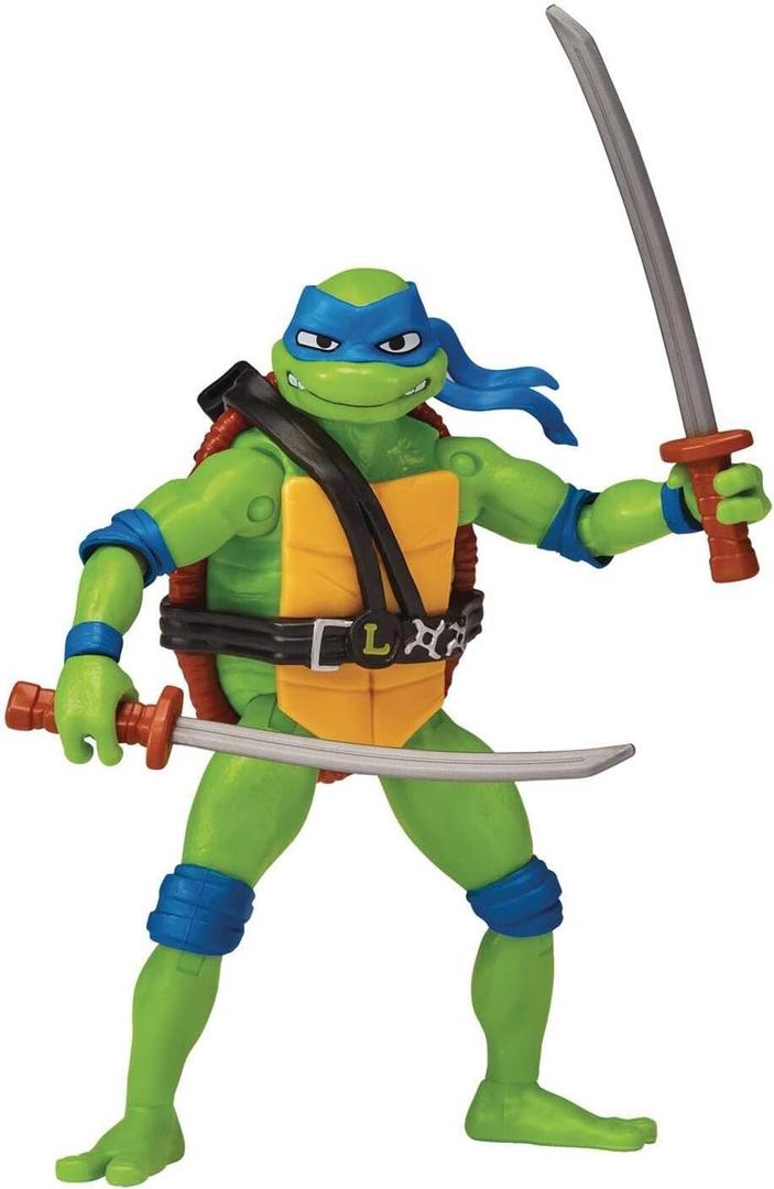 Teenage Mutant Ninja Turtles: Mutant Mayhem 4.5 Leonardo Basic Action Figure by Playmates Toys