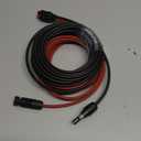 10AWG 20FT Solar to XT60i Extension Cable 3 6 10 35 50 75 100FT Heavy Duty Adapter Cable Connector XT60i Wire for Portable Power Station, Solar Panel, RV, Battery, Renewable Energy Applications, Size 20FT