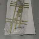 Therwen 2 Pcs Metal Wall Art 15.75 x 7.09 Inch Abstract Minialist Metal Decor Vertical Wall Sculptures Geometric Modern Hanging for Living Room Home Bedroom Office Study Decorations Gifts