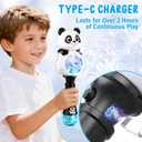 Bubble Wands for Kids Ages 4-8 Years Old: Light Up Bubble Machine Bubble Wand for Parties Outside Toys for Toddlers 3-5 Automatic Bubble Machine Rechargeable Gifts for 3 + Year Old Girl Boy