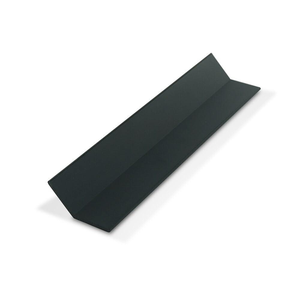 Outwater Plastics 1952-Bk Black 1'' x 1'' x 7/64'' (.100'') 135 Degree Plastic Even Leg Angle Moulding 36 Inch Lengths (Pack of 3)