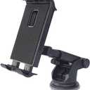 DEMCERT Cell Phone Car Holder for Samsung Galaxy Z Fold 4, Z Fold 5, Z Fold 6, Z Fold 7, Strong Sticky Gel Pad with One-Touch Design Dashboard Car Phone Holder Compatible with Galaxy Z Fold 7 (Black)