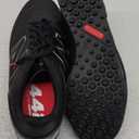 New Balance Men's 442v2 Team Soccer Shoes (12.5 Wide, Black/White)