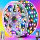 Brightever 360FT 1100 LED String Lights with Remote, IP67 Waterproof Plug-in Christmas Tree Lights - 8 Modes & 3 Timers, Dimmable Outdoor String Light for House Yard Xmas Decorations (Multicolor)