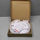 ASALL Smart Waterproof LED Flush Mount Ceiling Light Fixture, 11 inch 18W, with Bluetooth Speaker, RGB Color Changing Function- Dimmable Lamp, Tuya Application Control-Compatible with Alexa Google Home