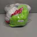 9PCS Christmas Green Monster Costume for Men, Adult Santa Costume with Mask, Coat, Belt, Gloves, Pants, Socks 2xl