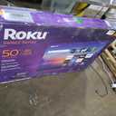 Roku Smart TV 2025  50-Inch Select Series, 4K HDR TV  RokuTV with Enhanced Voice Remote  Flat Screen LED Television with Wi-Fi for Streaming Live Local News, Sports, Family Entertainment