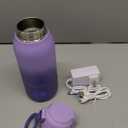 Momcozy Portable Milk Warmer for Travel  Dual Heating Modes for Breast Milk & Water, Portable Bottle Warmer with Fast Heating & Long Battery Life, 17 Ounces Large Capacity, Purple