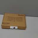 MEETION New Ergonomic Bluetooth Foldable Keyboard, Split Compact Portable Wireless Keyboard for Business Travel, Rechargeable Folding Keyboard for Tablet PC Smartphone iOS Android Windows Mac Black