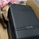 Travelers Club Skyline Spinner Luggage Suitcase, Black, 20-Inch Carry-On