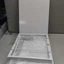 OPNICE Desk Organizers and Accessories, 2-Tier Computer Monitor Stand Riser with Drawer and 2 Pen Holders, Laptop Stand, Office Desk Accessories for Office Supplies, White (White 1-Pack)