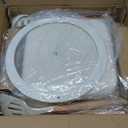 KIKCOIN Ceramic Cookware Set Non Stick Pots and Pans Set with Detachable Handle - 25 Pack Stackable Cooking Set for RV Kitchen - Induction Ready - Dishwasher and Oven Safe (Cream)