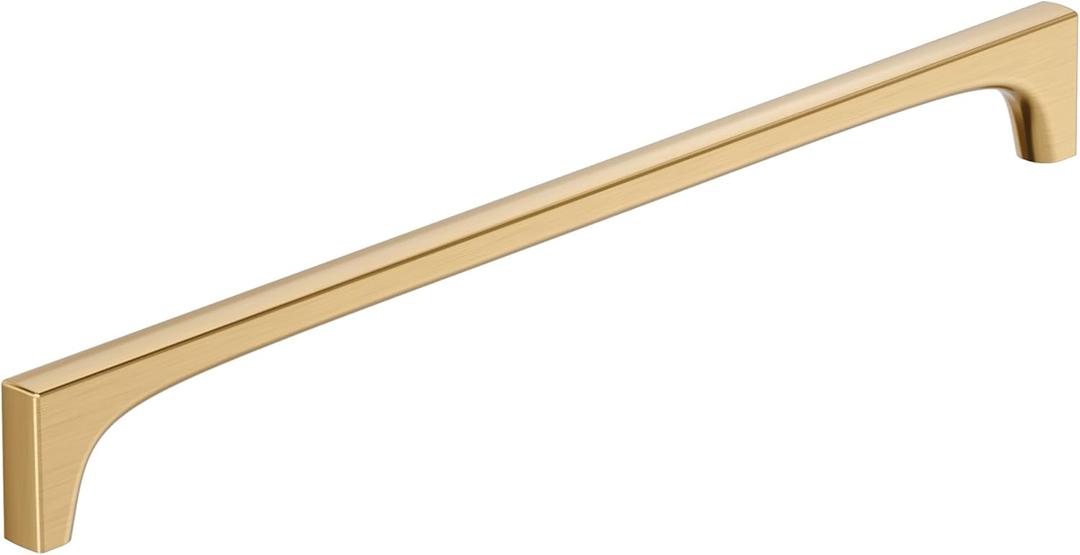 Amerock Merced 12-5/8 inch (320mm) Center-to-Center Champagne Bronze Cabinet Pull, BP37429CZ