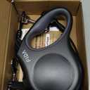 Fida Retractable Dog Leash, 16 ft Dog Walking Leash for Small Dogs up to 26 lbs, 360 Tangle Free, Black