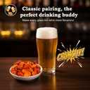 4 x SODGHYTR Chinese Spicy Crispy Chili Snack with Sesame Seeds,Crispy Fried Spicy Chips,Ready To Eat, 108g/3.8oz,Peanuts+Chilies+Broad Beans, Suitable for Lamian Noodles, Rice and Sushi Mix