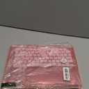 DONGKE for MacBook Air 13 inch Case 2021-2018 Release A2337 M1 A2179 A1932, Bling Plastic Hard Shell Case & Keyboard Cover Only Compatible with MacBook Air 13 inch Retina Fits Touch ID, Sparkly Pink