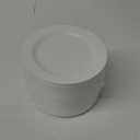 FOCUSLINE 100 Count White Plastic Dessert Plates 7 Inch, Disposable Heavy Duty Plastic Plates for Weddings, Parties and Events