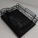 Dish Drainers 2 Tier Dish Drying Rack with Drainboard, Stainless Steel Dish Rack Drainer with Swivel Spout, Utensils Holder, Glass Holder