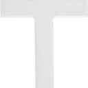 Amosfun Wooden Wall Cross Decoration 8.27 Inch Easter Day Hanging Cross Ornament Religious Wall Decor for Church and Home Living Room Bedroom Decoration