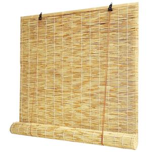 Bamboo Shades Bamboo Blinds roll up Blinds Outdoor Blinds, Sun Protection Breathable, for Indoor/Outdoor Porch Patio-Carbonized color-20x40in/51x102cm(WxH)