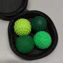 luckdoor Silicone Magnetic Balls Fidget Toys for Adults & Teens,4PCS Stress Relief Sensory Toys for Autism ADHD Anxiety,Fun Textures Gadgets,Office Desk Toy,Stocking Stuffers for Women Men Teen Gift (Avocado Green)