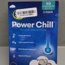 Serta Power Chill Cooling Pillow Protectors, Stain Resistant and Zippered Pillow Protector, Protects Pillow from Dust and Dirt (2 Pack), Standard/Queen, White