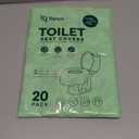 Disposable Toilet Seat Cover for Travel  20 Pack with Covers Wrapped in Sets of 2, Non-Flushable Liners, Fits Most Seats  Kids, Toddlers, Adults (Easter Bunny)