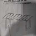 HD Designs Outdoors Paityn 57" Metal Slat Table
Size 57 x 33 in
