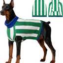 Dog Sweater, Dog Sweaters for Large Dogs, DogSweater Christmas, Warm Pet Coat for Large Breeds, Turtleneck Fall Winter Knitwear Clothes for Golden Retrievers,Labradors,Doberman, Green,U-LDS01M