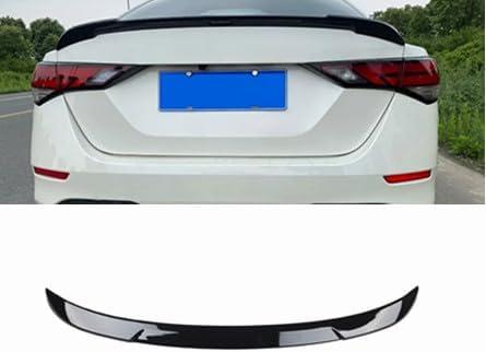 Glossy Black Spoiler Trunk Wing Rear Spoiler Compatible with 2020-2025 Nissan Sentra S SV SR Midnight Edition Trunk Lid Duckbill Rear Lid Spoiler Wing