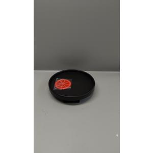 Pekokavo Sofa Arm Clip Tray, Side Table for Remote Controls/Drinks/Gamepads Holder (Black)