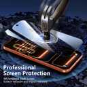 2 x 2 Pack Privacy for iPhone 17 Pro Screen Protector (6.3 inches), Anti-Spy Tempered Glass Film,Case Friendly, Balanced 28-Degree Privacy Angle