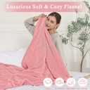 COZYTY Heated Blanket Full Size, Super Soft Cozy Upgraded Flannel Heating Blanket with 6 Heating Levels & 1-10 Hours Auto Off, Fast Heating & & ETL & FCC Certification, 72" x 84", Light Pink