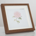 7X7 Wooden Picture Frame with 5.5x5.5 Mat, 7x7 Square Picture Frame with Glass, For Wall and Desktop Display