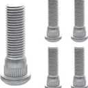 BELOMI 5PCS Car Wheel Studs, M12x1.5 48mm Long Extended Vehicle Wheel Steel Lug Bolts, OEM#610-266 90942-02049 Wheel Lug Stud, Auto Accessories Fit OEM#610-266 90942-02049 GS430 LS400 RX330