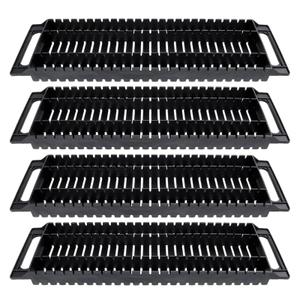 STOBAZA Anti-Static PCB Rack 25-Slot Circuit Board Holder 18.7 Inch Bar Bracket for Electronics Storage and Assembly