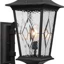 Outdoor Wall Lights Modern Outdoor Wall Sconce Light 21 Inch Large-Sized Exterior Porch Lights Wall Mount for Front House Garage and Entryway Black Finish Waterproof