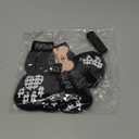 PUPTECK Anti-Slip Dog Socks with Double Sides Grips for Small Medium Large Dogs Hardwood Floors Prevents Licking, Dog Shoes for Hot Pavement Traction Control Paw Protector for Senior Dogs, Grey L (Large (4 Count))