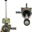Mototcycle Fuel cock Thin Teeth Fuel Petcock Switch Compatible with Honda CB125S CB400F Coleman CT100U CC100X 98cc Mini bike with 50cc 70cc 90cc 110cc 125cc 150cc ATV Dirt Bike, Trail Bike, Go-Karts