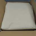 Vinyl Tablecloth with Flannel Backing-6 Pack Ivory 60x120 Inch Outdoor Waterproof Plastic Table Cloth-Wipeable Heavy Duty Oilcloth Rectangle 8 Foot Protector for Picnic Party Camping Dining