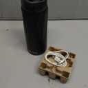 BOOST Smart Water Bottle that Reminds You to Drink, 24oz BPA-Free Stainless Steel Vacuum Insulated, Wide Mouth Water Tracker Bottle with APP for School, Gym, Office, Ideal for Mother's Day Gifts (Black)