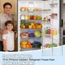 W10838310 Refrigerator Freezer Rack Fit for Whirlpool Gladiator | Fit for WZF34X16DW00 WZF34X16DW01 GAFZ30FDGB00 Replace 4363360 AP5988763 W10581578 W11187306 PS11727968 EAP11727968