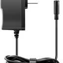 12V 1A Adapter Power Supply [12 Volts 1 Amps] 100V~240V AC to DC Plug 5.5 x 2.1mm & 2.5mm for 12volt 100mA 200mA 300mA 400mA 500mA 600mA 800mA 900mA 1000mA Equipment, Extra Long 6ft Cord